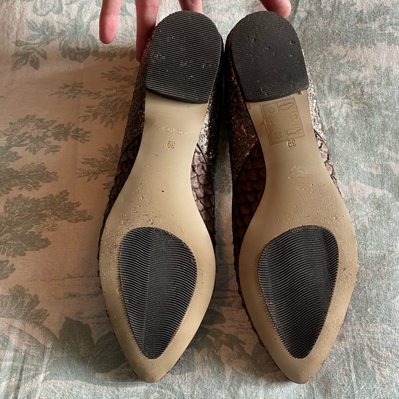 All Black Brand Embossed Leather and Glitt… - Picture 8 of 12